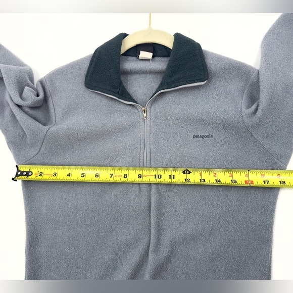 Vintage Patagonia Mens Capilene Fleece Half Zip Pullover Size XS Grey USA Made - Picture 5 of 7
